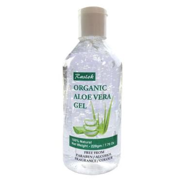 Imagem de Gel de Aloe Vera Raslok 230ml - Hidratante Natural 100% Puro