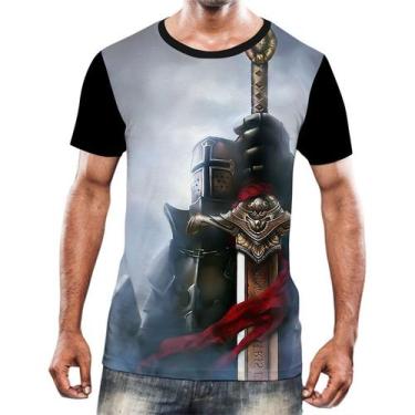 Imagem de Camisa Camiseta Cavaleiros Templários Cruzadas Armaduras 8 - Enjoy Sho