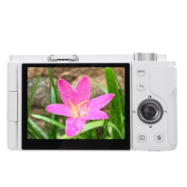 Imagem de Câmera Digital para Fotografia, Câmera Vlogging 5K 64MP Com Tela Sensível Ao Toque Flip de 3,2 Polegadas, Zoom óptico de 12X, Câmeras Digitais Anti-vibração Aponte e Dispare para