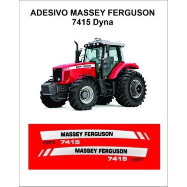 Imagem de Adesivos Trator Massey Ferguson 7415 - MJS