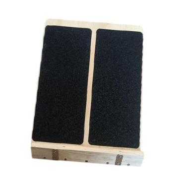 Imagem de Dynwave Maca de Panturrilha Inclinada de Madeira Da Placa de Equilíbrio para Pé de Tornozelo de Treino de Ginástica