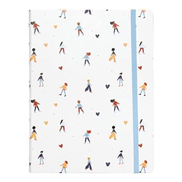 Imagem de Filofax Coleção Together, caderno recarregável, tamanho A5, pautado 112, páginas reposicionáveis, design feminino (B179515U)