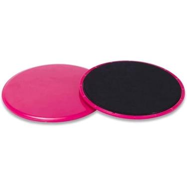 Imagem de Discos deslizantes de dupla face, controles deslizantes de exercícios físicos, exercícios de núcleo, treino de corpo inteiro para pilates, ioga, acessórios de equipamentos de fitness(Red)