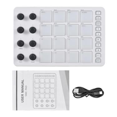 Imagem de Almofada Controladora MIDI, Conectividade Sem Fio Com Luz de Fundo RGB e Baixa Latência para Produção Musical