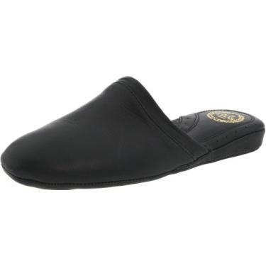 Imagem de L.B. Evans Chinelo masculino Aristocrat Scuff, Preto, 9.5 X-Wide