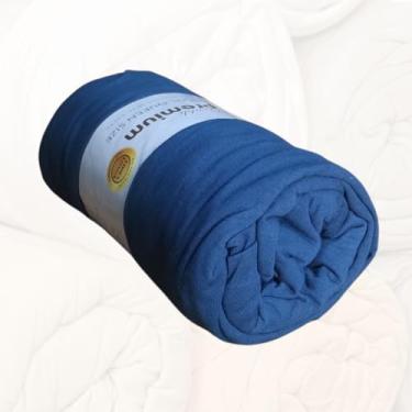 Imagem de Lençol Avulso Queen com Elástico Malha 100% Algodão Vivaldi Premium Sul Brasil (Azul Real)