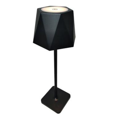 Imagem de Luminaria Abajur Mesa LED 3 Tons USB Bateria Recarregavel Casa Trabalh