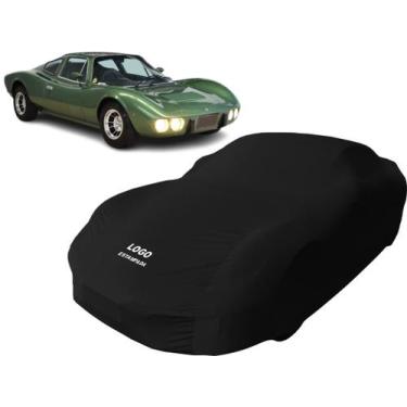 Imagem de Capa De tecido Com Logo Bianco S Carro Colecionador - Mz, Preta