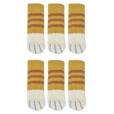 Imagem de A Perna de Móveis de Malha Elástica Cobre Protetores de Piso de Cadeira para Redução de Ruído e Fácil Movimentação 20 Peças (Domarygraxgk32p7-12)