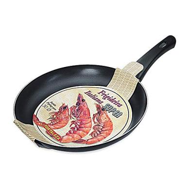 Imagem de Frigideira Italiana, Alumínio Fortaleza, Preto