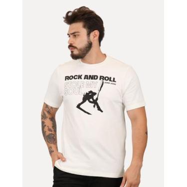 Imagem de Camiseta John John Masculina Relaxed Fit Stole My Soul Off-White, M/M