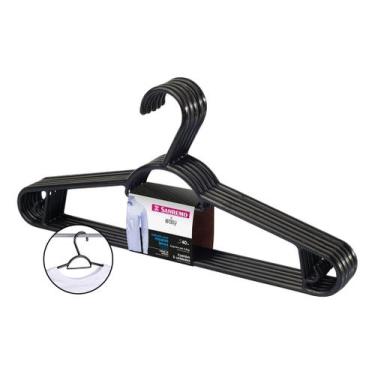 Imagem de Kit 5 Cabide Sanremo Adulto Reforçado Organizador De Roupas