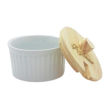 Imagem de Açucareiro Ramequim 250GR - Com Pegador - Porcelana - Antilope Decor P