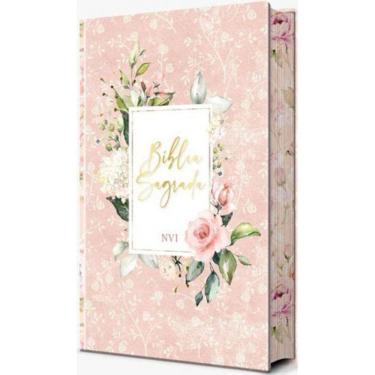 Imagem de Bíblia Sagrada Flores Rosa - Nvi