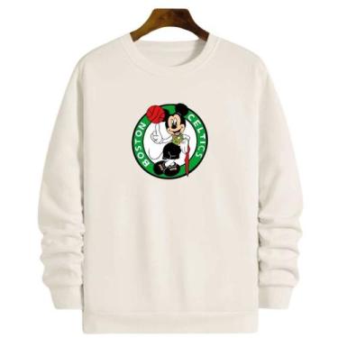 Imagem de Blusa Moletom Gola Basquete Boston Celticss 2020 Basketball - Loja Whi