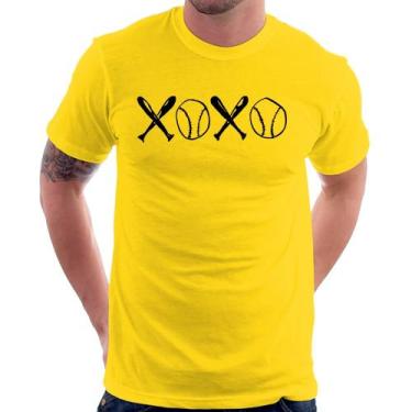 Imagem de Camiseta Xoxo Baseball - Foca na Moda, Amarelo, G