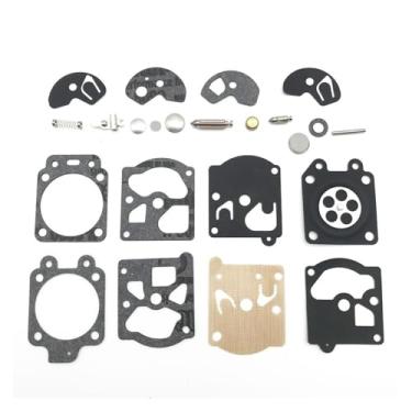 Imagem de Acessórios de carburador de carburador de motosserra Kit de reparo de agulha de junta de diafragma para WA WT Walbro Series K10 K20-WAT (1SET)