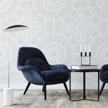 Imagem de Papel de Parede Adesivo Indiano N02149 Rolo 0,58x2,5M - Adesivo BR