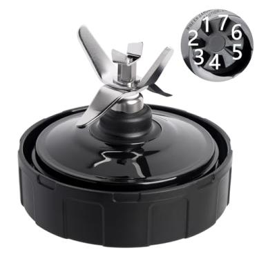 Imagem de Peças de reposição para liquidificador de 7 aletas compatíveis com liquidificador Ninja, lâmina de liquidificador compatível com Ninja BL450_30 BL480_30 BL490_30 BL640 BN400 BN750 BN800 CL405CO CT680