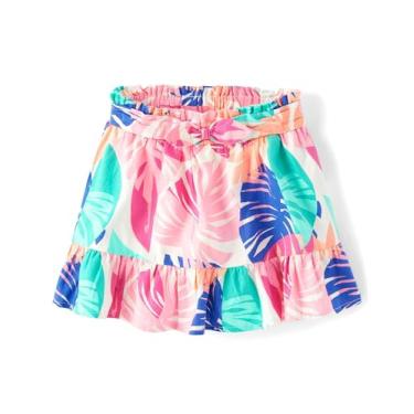 Imagem de Gymboree Saias de babados para meninas e crianças pequenas, Palmeiras, 12-18 Meses