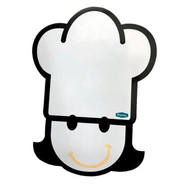 Imagem de Lousa Magnética Chef Recados Geladeira Caneta Apagador Prana