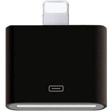 Imagem de COVS Adaptador Lightning para 30 pinos preto, certificado Apple MFi 8 pinos macho para conversor de carregamento fêmea de 30 pinos, compatível com conector de dispositivos iPhone, sem suporte de áudio