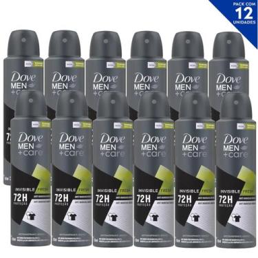 Imagem de Kit com 12 Desodorantes Dove Men 150ml, Fresh