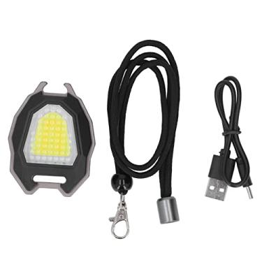 Imagem de Mini COB Handheld Lanterna Impermeável Alto Brilho USB Isqueiro Magnético COB Pequena Lanterna para Camping Patio Dinners Alumínio Alloy PC Material 500mAh Bateria