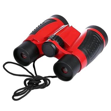 Imagem de Luwecf Binóculos para Crianças E Adultos Compactos Binóculos de Alta Resolução, Brinquedo de Ampliação de 5x30, Pequeno Telescópio para Caçar Eventos Esporti, Vermelho