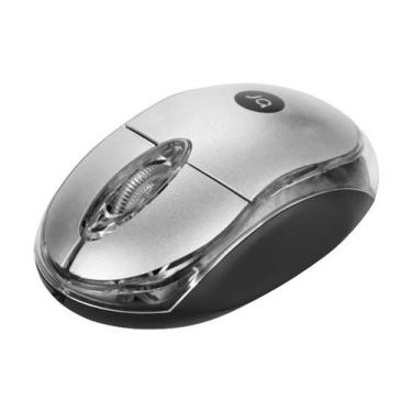 Imagem de Mouse Usb Prata Com Alta Precisão Bright