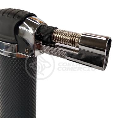 Imagem de Maçarico Culinario Gourmet Portátil Gás Butano Recarregável