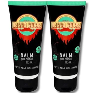Imagem de Barba Rubra Balm para Barba, Kit com 2 Unidades, 100ml cada, Super Hidratante, Fórmula Natural sem Perfume