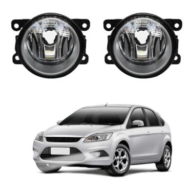 Imagem de Par Farol de Milha para Focus 2009 a 2015 Hatch Sedan Farolete Auxiliar Neblina