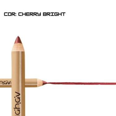 Imagem de Lápis Labial Batom Cintilante Lip Fusion Dia a Dia Mahav, Cor Cherry B