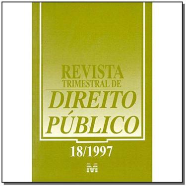 Imagem de Revista Trimestral De Direito Publico Ed. 18