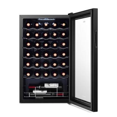 Imagem de Adega 34 Garrafas Climatizada Painel Touch Eac34g 127v Com Abridor Elétrico Vermelho Eos 127v