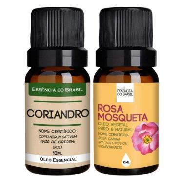 Imagem de Óleo Essencial de Coriandro + Vegetal de Rosa Mosqueta 10ml - Essência