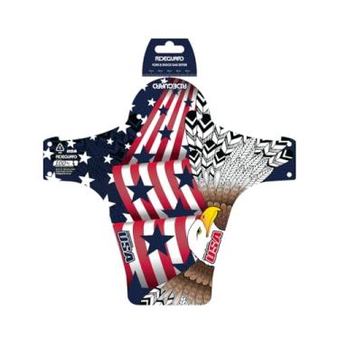 Imagem de RideGuard PF1 EUA. Para-lamas dianteiro MTB Mountain Bike Fender. Serve para bicicletas de 61 cm, 66 cm, 69,8 cm, 73,7 cm, plus size e Fat Bikes. Feito no Reino Unido 100% Resíduos de plástico