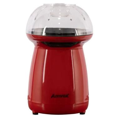 Imagem de Mini Pipoqueira Eletrica 1200W Amvox Vermelha 220V