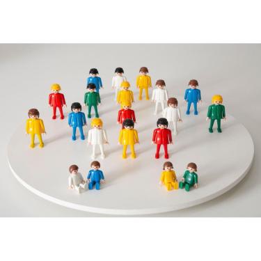 Imagem de Kit 20 Bonecos Playmobil + 2 bebês - Bonecos para Constelação Familiar