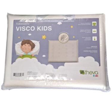 Imagem de Travesseiro Visco Kids 30X40 Cm Viscoelástico Theva - Theva Copespuma