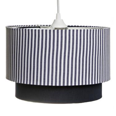 Imagem de Lustre Tubular Duplo Marinho Quarto Bebê Infantil Menino - Potinho de 