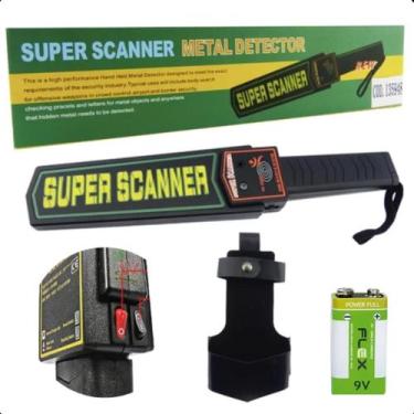 Imagem de Detector Manual Scanner Profissional Alta Precisão Portátil Metais Vib