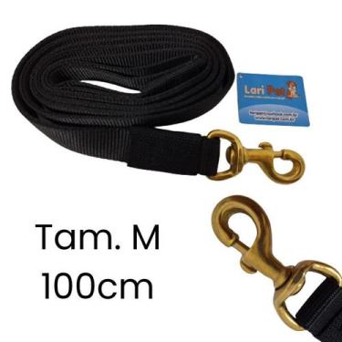 Imagem de Guia de Adestramento em Nylon para Cachorro Cães - Lari Pet, 1 METRO