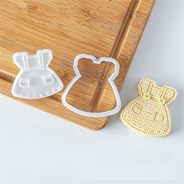 Imagem de Wuluwala Ferramentas de assar bolo de cem dias, mesa de sobremesa, estampagem, desenho animado, caixa de presente de aniversário de bebê de um ano de idade, molde de corte de biscoito fondant (1)