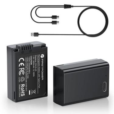 Imagem de Bateria de reposição FirstPower EN-EL25 EN-EL25A 1600mAh, pacote com 2