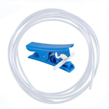 Imagem de IdeaFormer-3D Tubo Ptfe 5M 2,5 Mm De Diâmetro Interno X 4 Externo Com Cortador, Branco Teflon Baixo Atrito Para Bambu Lab X1/X1C/A1/A1 Mini/P1P/P1S Creality K1/K1 Max/Ender 3 V3 Extrusora Acionament