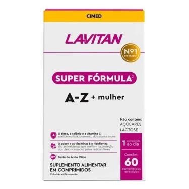 Imagem de Suplemento Vitamínico Super Fórmula Lavitan A - Z + Mulher 60 comprimi