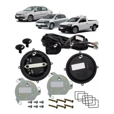 Imagem de Kit Retrovisor Elétrico Simples Gol Saveiro Voyage G5 G6 G7 Tragial