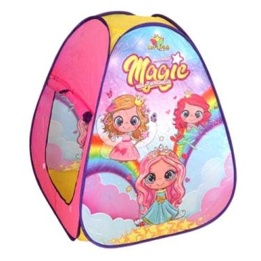 Imagem de Barraca Cabana Tenda Toca Infantil Princesas Piscina Bolinha - L7Util